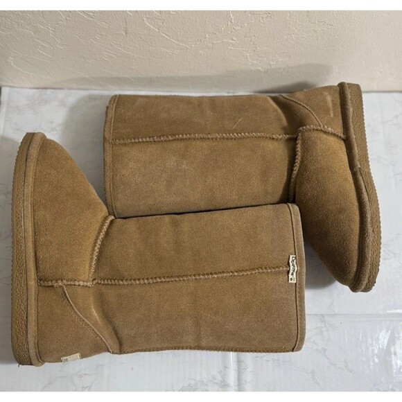 BEARPAW Womens Emma2014 Shearling Boot Hickory Sz 6 Oldstock - Picture 4 of 6